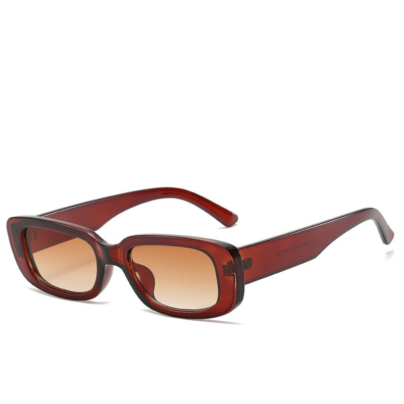 Women's Trendy Square Sunglasses Olive Green Fashion Eyewear