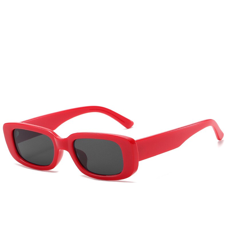 Women's Trendy Square Sunglasses Olive Green Fashion Eyewear