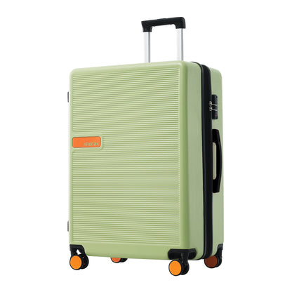 24 Inch Expandable Green Hardshell Spinner TSA Suitcase