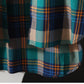 100% Cotton Plaid Shirt Long Sleeve Button Up Casua Loose Blouse Plus Size