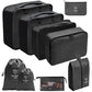 Travel Packing Cubes Set Portable Luggage Organizer Bags
