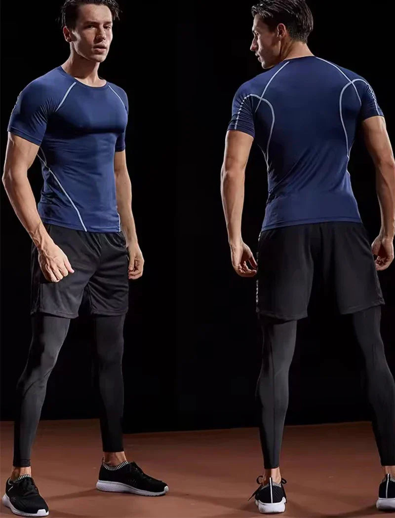 Men's Compression T Shirt Quick Dry Sports Top