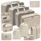 Travel Packing Cubes Set Portable Luggage Organizer Bags