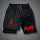 Men's 2-in-1 Compression Workout Running Shorts Pockets