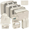 Travel Packing Cubes Set Portable Luggage Organizer Bags