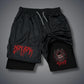 Men's 2-in-1 Compression Workout Running Shorts Pockets