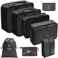Travel Packing Cubes Set Portable Luggage Organizer Bags