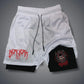 Men's 2-in-1 Compression Workout Running Shorts Pockets