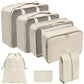 Travel Packing Cubes Set Portable Luggage Organizer Bags