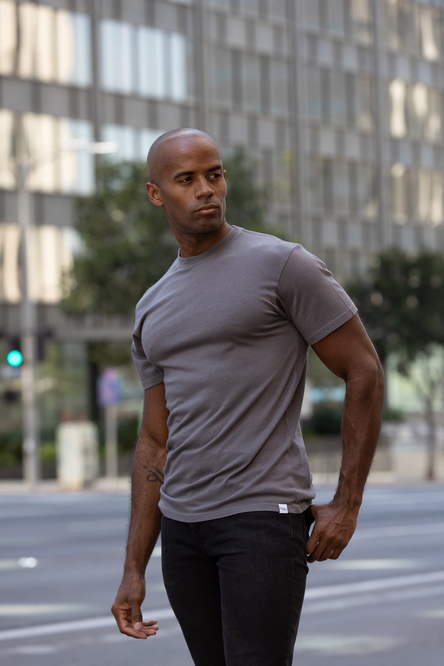 Men's Bamboo Viscose Organic Cotton Classic T Shirt