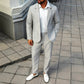 Men's Business Single Breasted Suit Set Formal