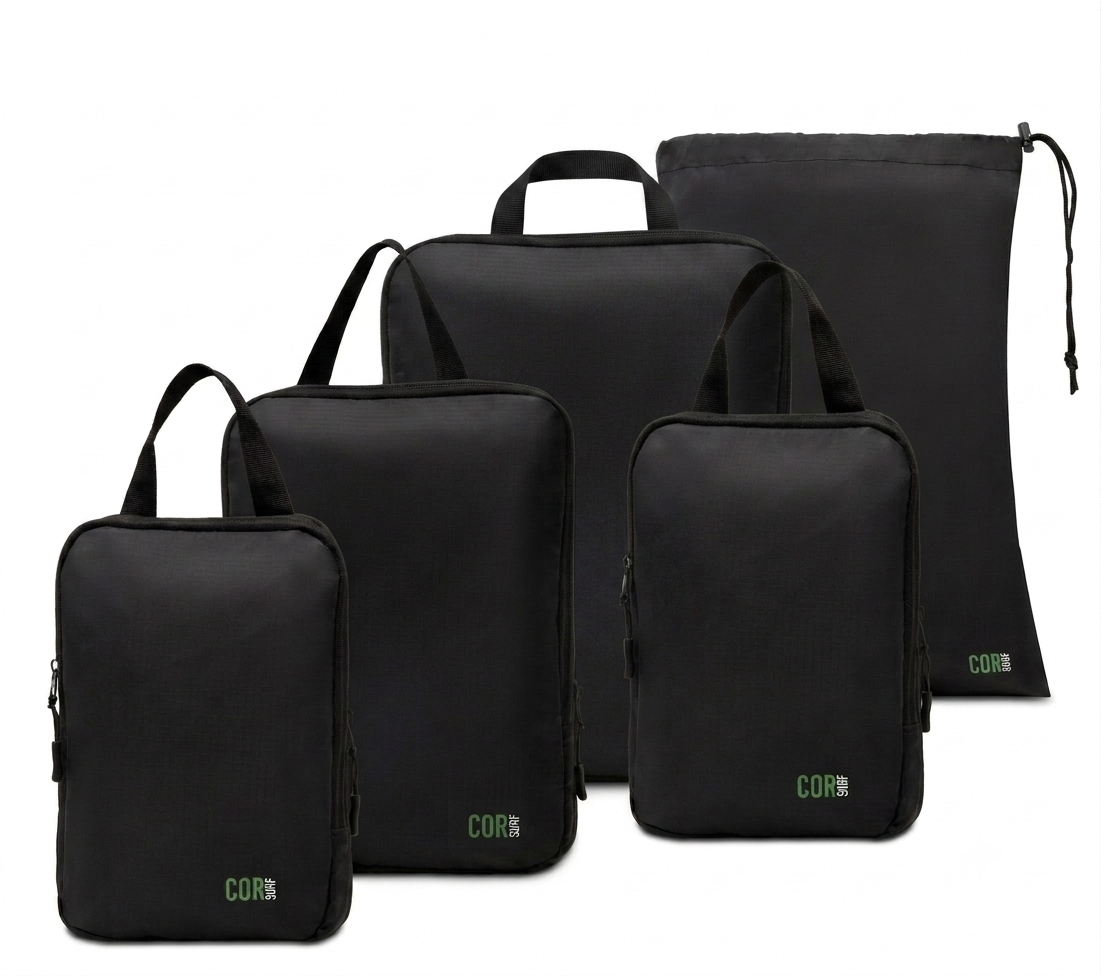 Compression Packing Cube Set Travel Luggage Organizer Bags