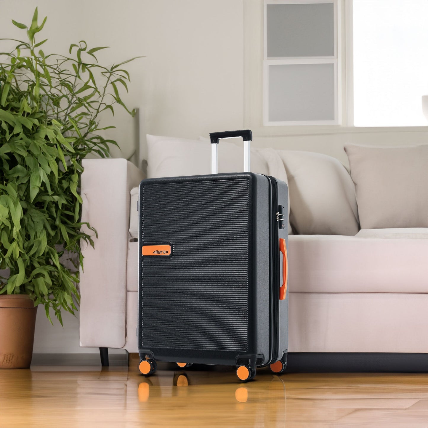 24 Inch Expandable Hardshell Spinner Suitcase TSA Lock