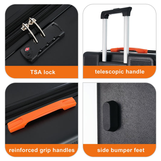 24 Inch Expandable Hardshell Spinner Suitcase TSA Lock