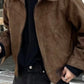 Men's Plus Size Zip Up Casual Jacket Outerwear