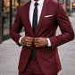 Men's Polyester Suit Formal Business Wedding Wear