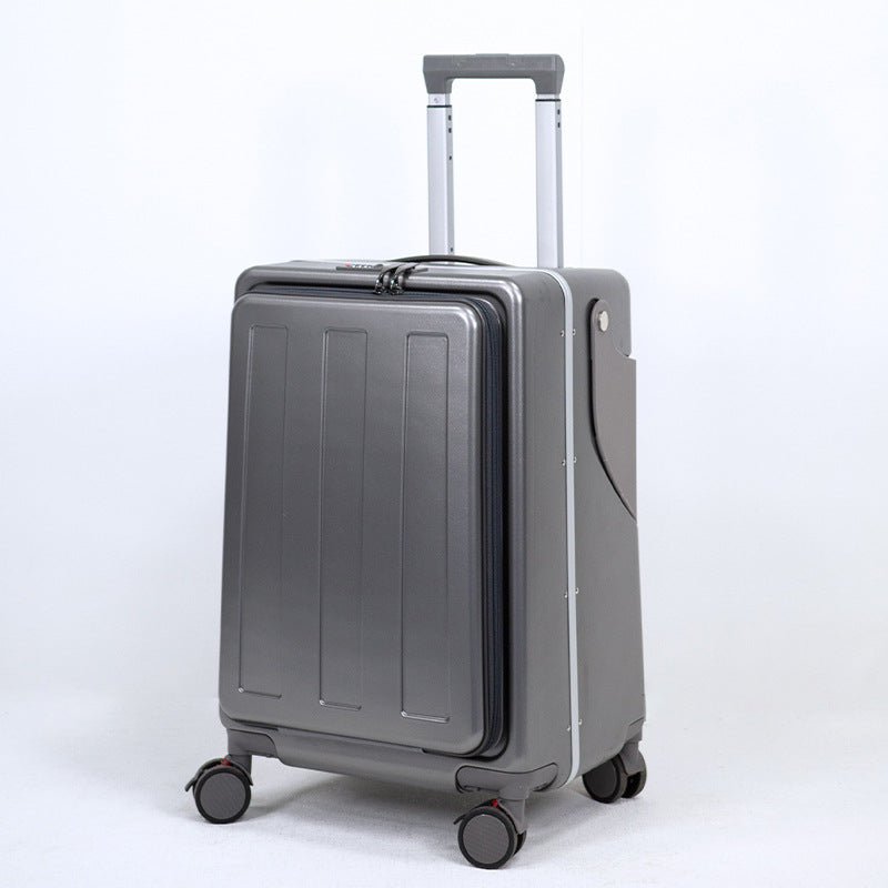 Portable Aluminum Frame Travel Luggage Drop Resistant Suitcase