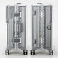 Front Opening Aluminum Frame Carry On Travel Suitcase